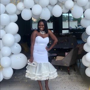 Midi ruffle dress - Medium